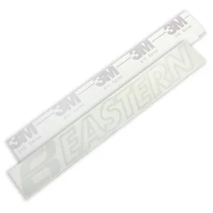 16"  Die Cut Decal 3M Reflective Silver - Downtube Size