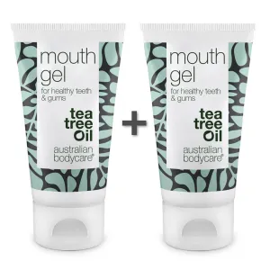 2 x Mouth gel for gums and tongue — For daily care of sore, bleeding gums and oral thrush