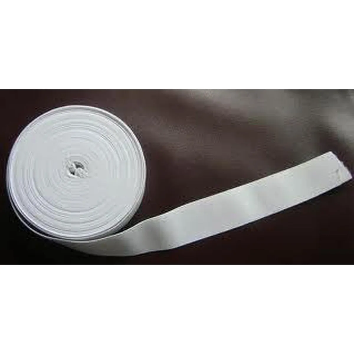 3/8" Braided Elastic - White