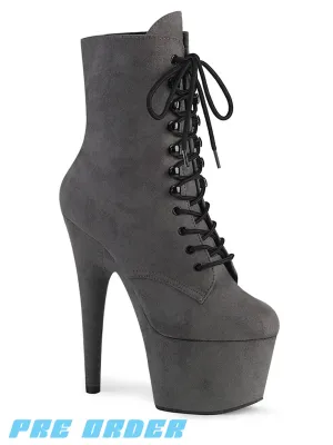 ADORE-1020FS - GREY FAUX SUEDE ✰ PRE ORDER ✰