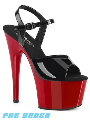 ADORE-709 - BLACK / RED PATENT ✰ PRE ORDER ✰