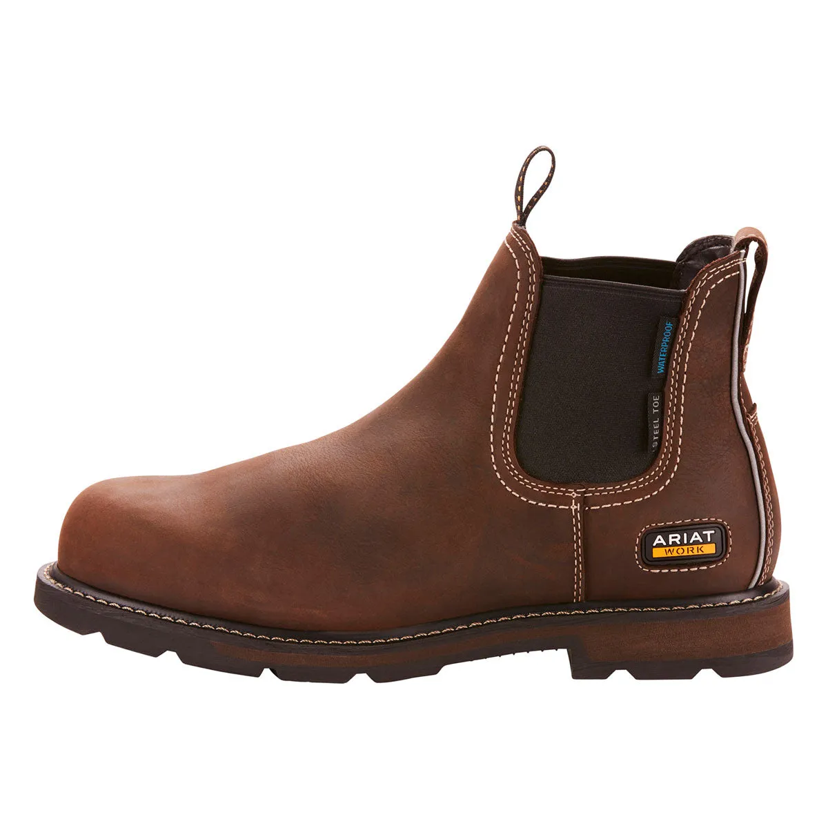 Ariat Men's Groundbreaker Chelsea Waterproof Steel Toe Boots