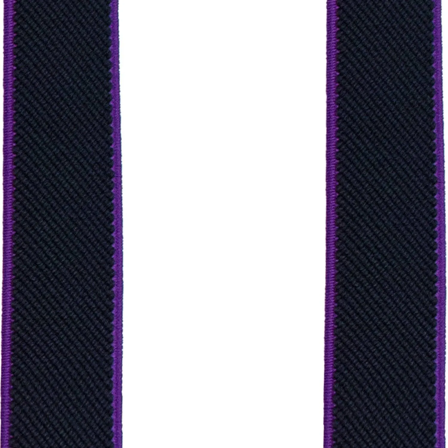 Black-Purple Slim Suspenders