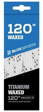 Blue Sports Waxed Laces