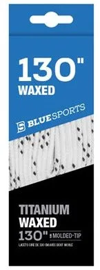 Blue Sports Waxed Laces