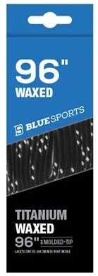 Blue Sports Waxed Laces