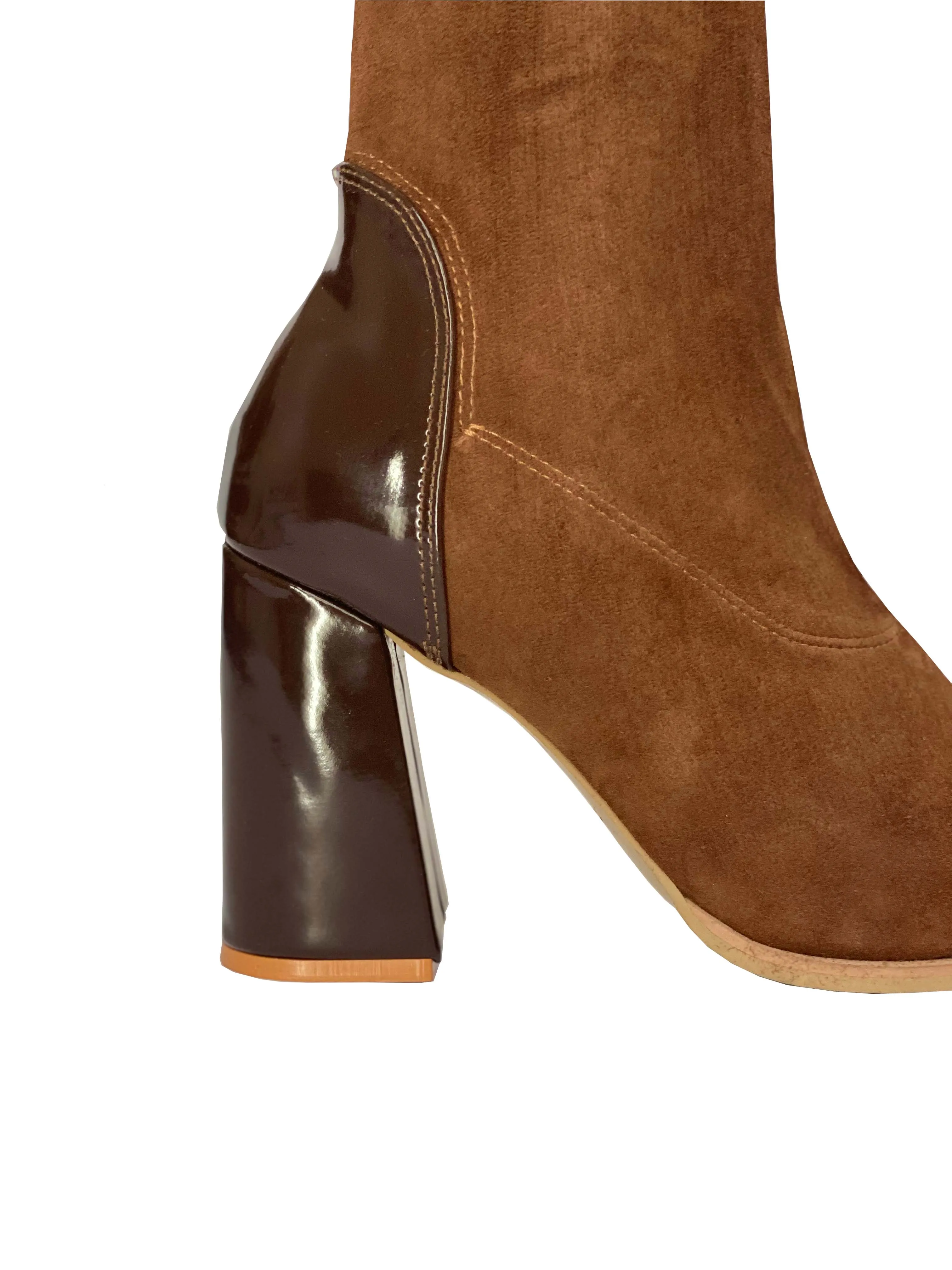 Brown Suede Boot