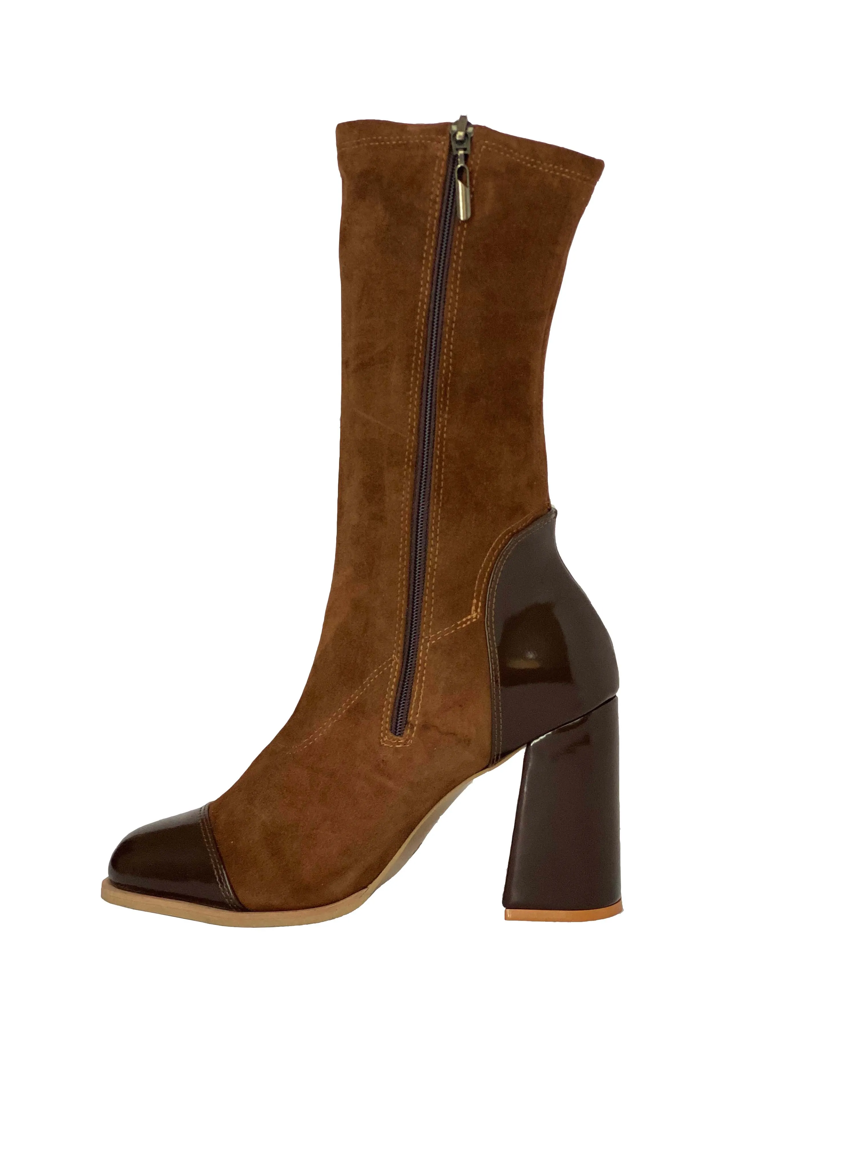 Brown Suede Boot