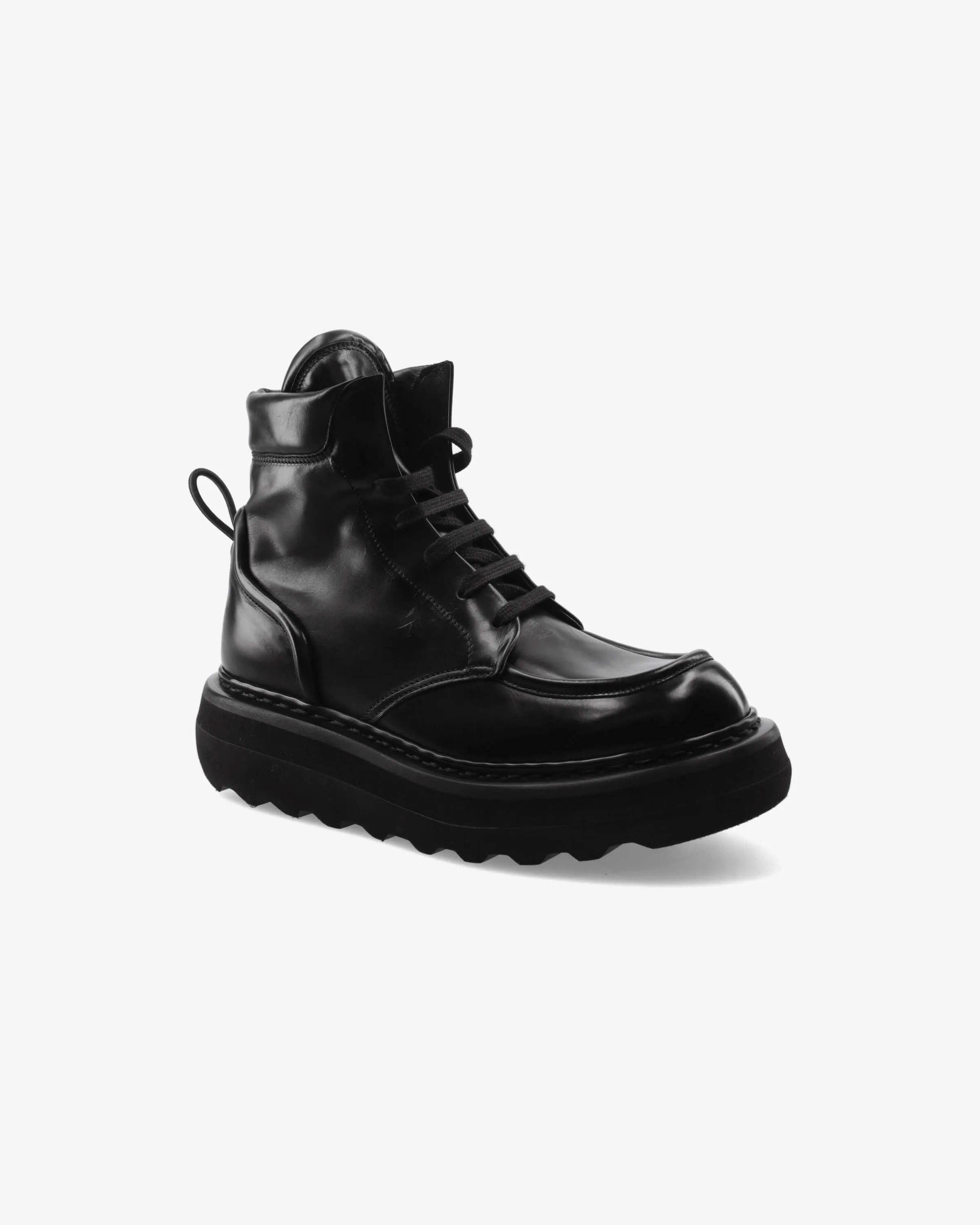 Cal rubberized ankle boots M6874B Custo Nero