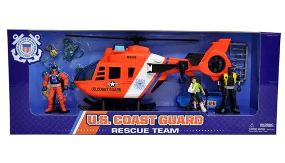 Coast Guard Playset - Rescue Team Helicopter