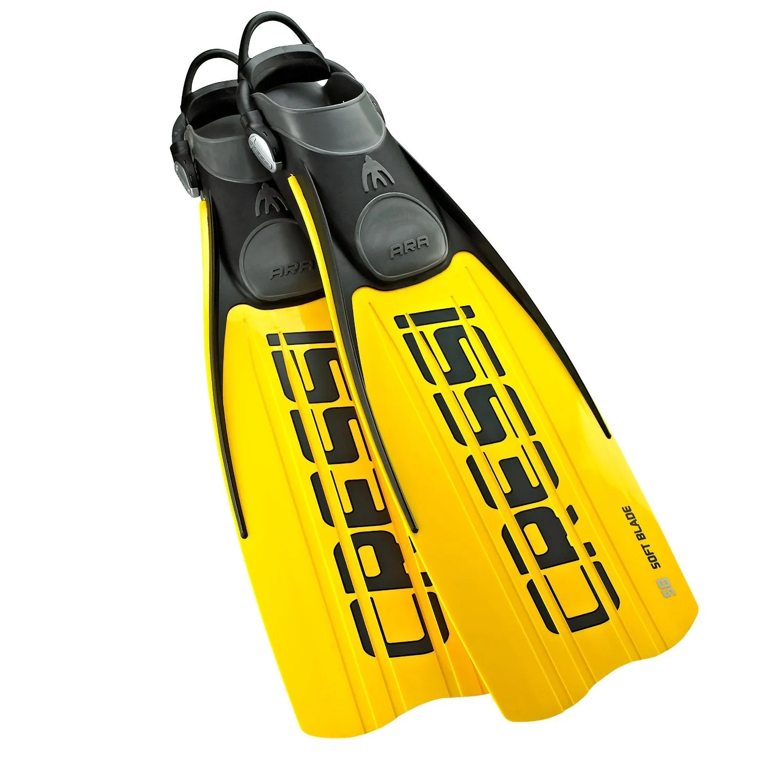 Cressi Ara Open Heel With Bungee Straps Blade Fins