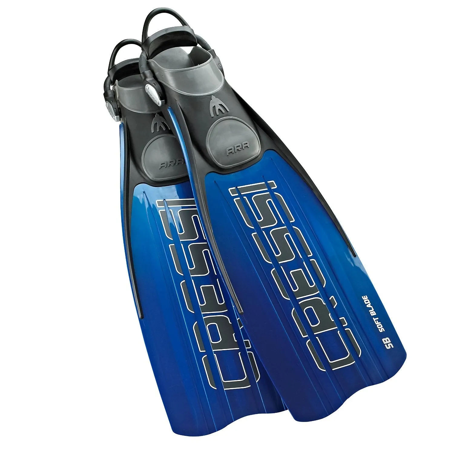 Cressi Ara Open Heel With Bungee Straps Blade Fins