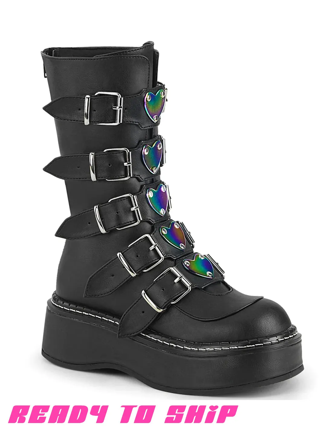 DEMONIA EMILY 330 BOOTS - BLACK