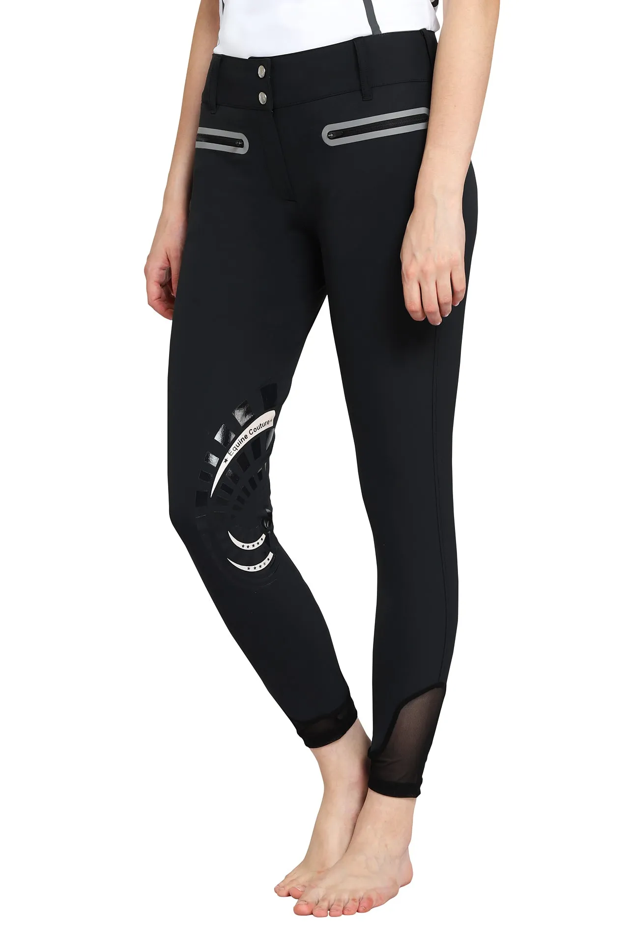 EQUINE COUTURE LADIES IBIZA KNEE PATCH BREECHES