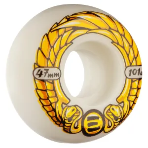 Eulogy Inline Wheel Anti Rocker 47mm 101A - White (Set of 4)