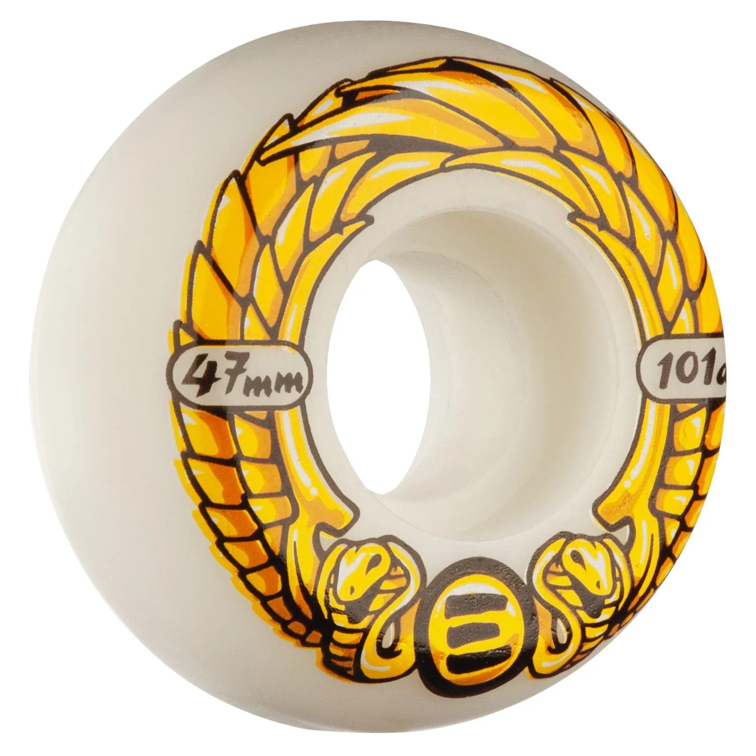 Eulogy Inline Wheel Anti Rocker 47mm 101A - White (Set of 4)