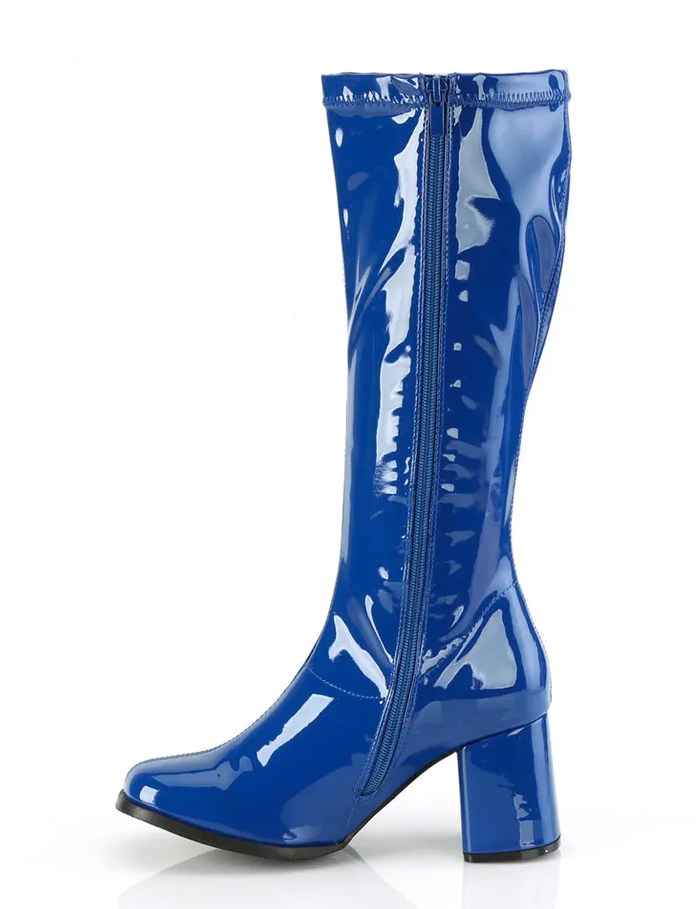 GOGO 300 BOOTS - NAVY BLUE STRETCH ✰ PRE ORDER ✰