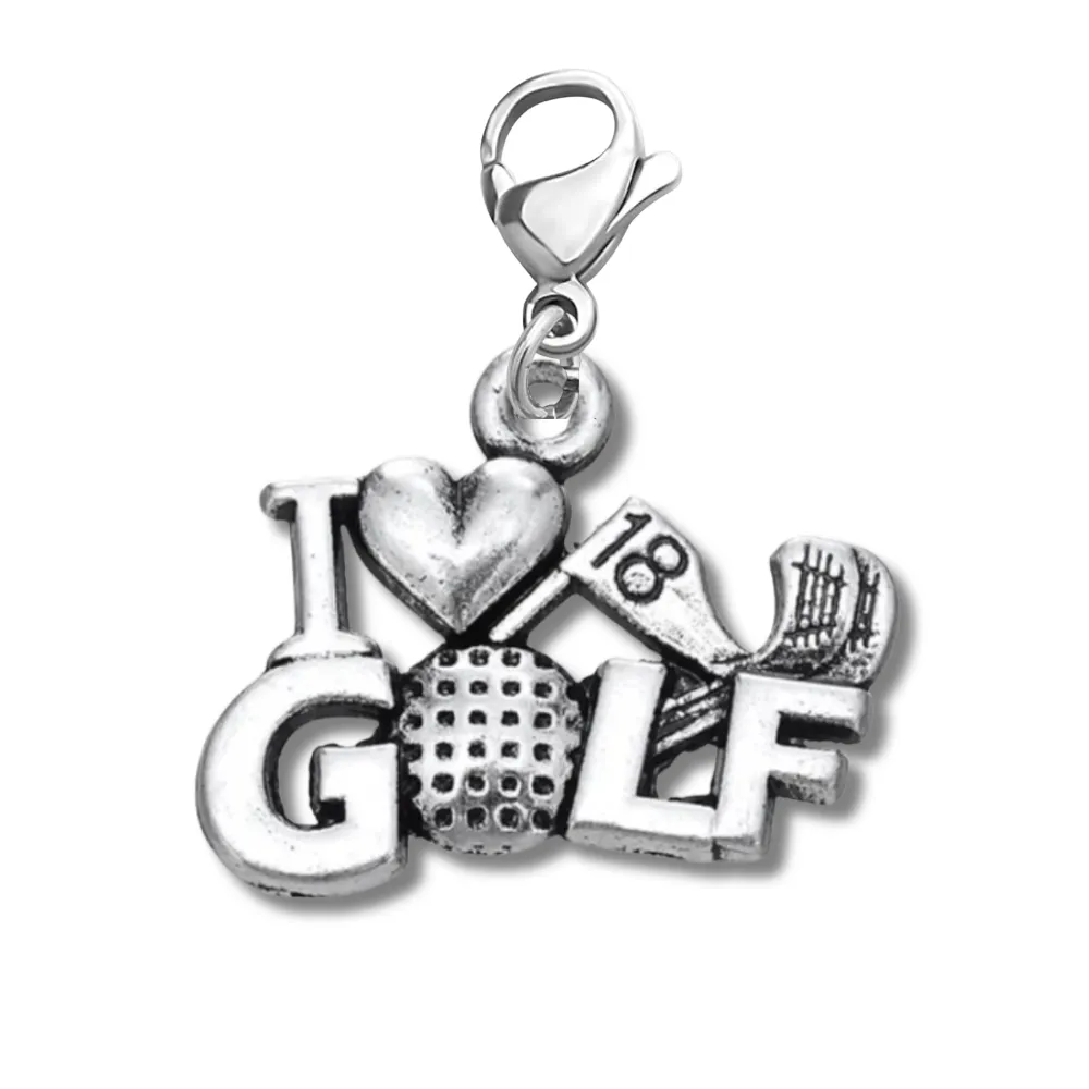 Golf Clip On Zipper Pull