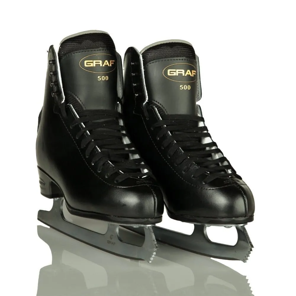 Graf 500 Figure Skates - Black