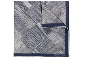 Lines Silk Pocket Square