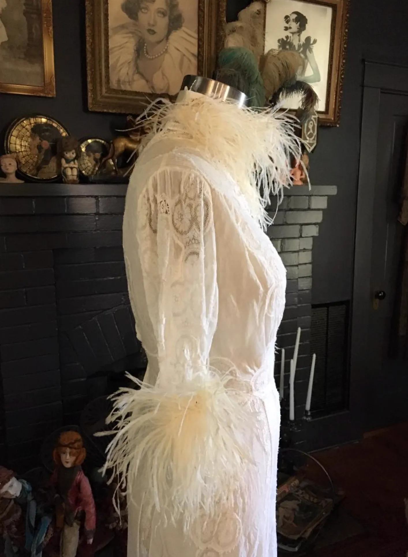 Marie Antoinette Petit Trianon Wedding Gown Festival bridal Boudoir Queen Original Victorian Lawn gown