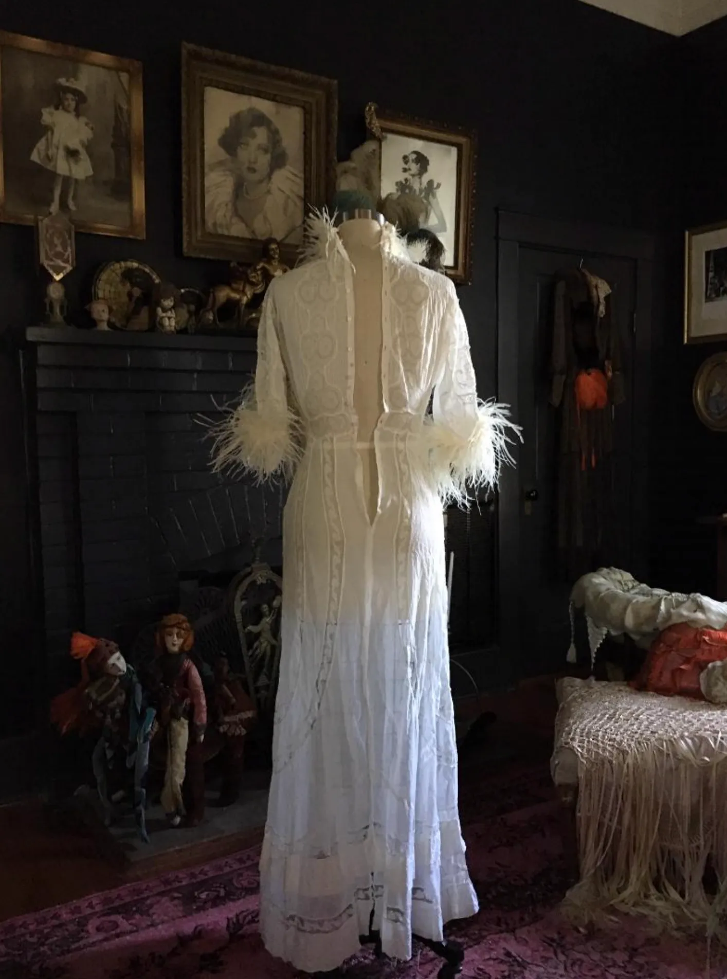 Marie Antoinette Petit Trianon Wedding Gown Festival bridal Boudoir Queen Original Victorian Lawn gown