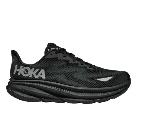 MEN'S HOKA CLIFTON 9 GTX | BLACK / BLACK