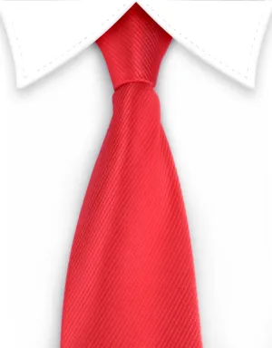 Men's Red Zipper Tie