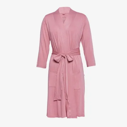 Posh Peanut Solid Color Dusty Rose Robe