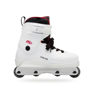 Razors Cult Level One Aggressive Inline Skate Complete - White/Black/Red