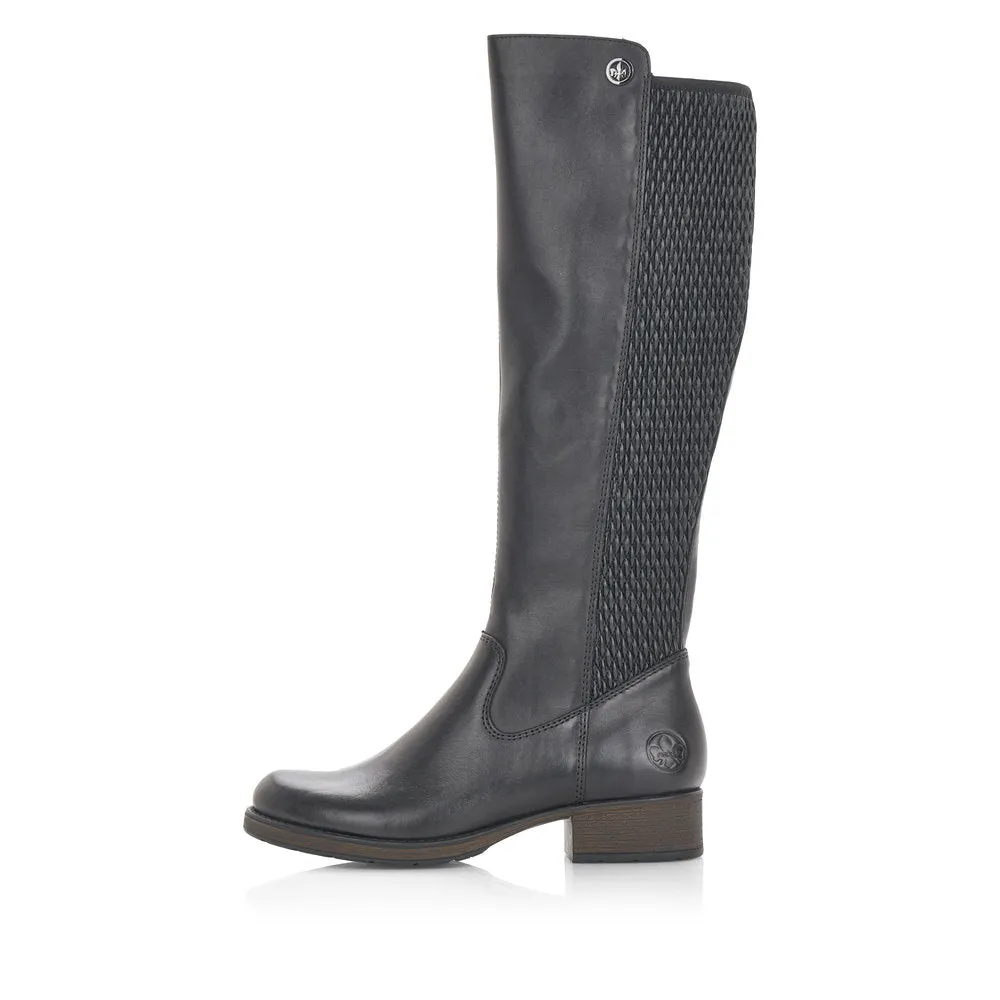 Rieker Z9591-00 Womens Knee High Boots