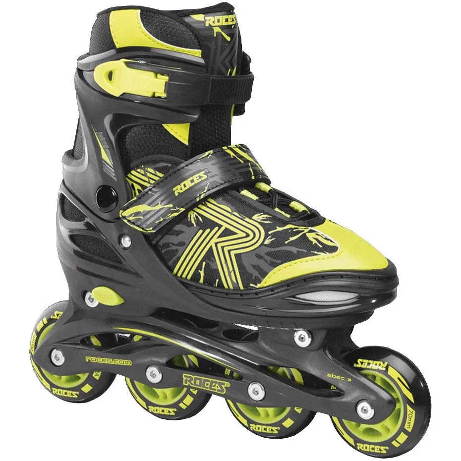 Roces Jokey 3.0 Boy Inline Skates Black & Lime 400845 03