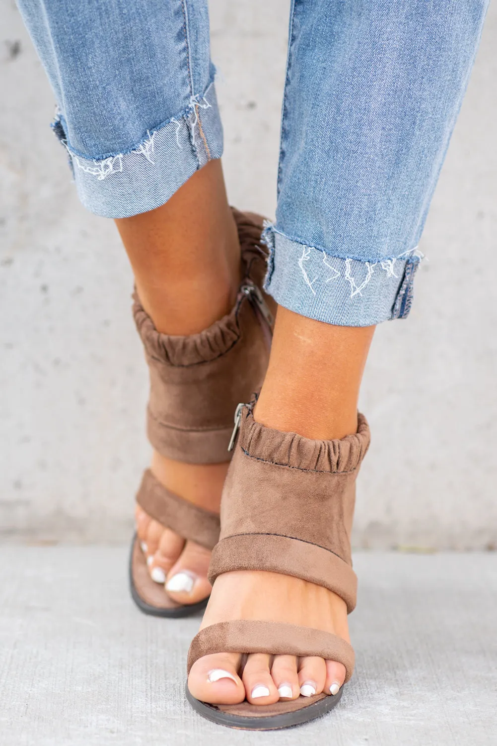 Shaye Vegan Suede Heels