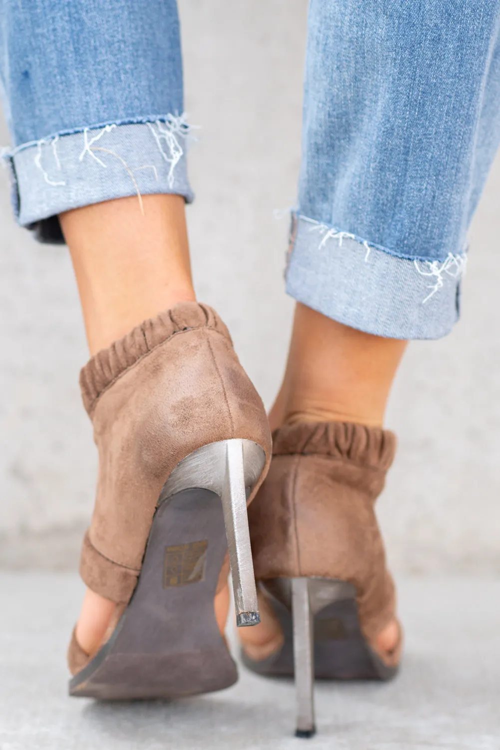 Shaye Vegan Suede Heels