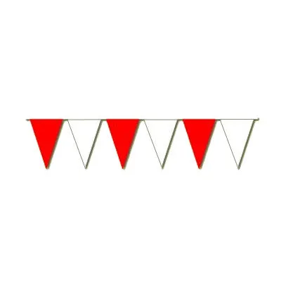 Solid Color Economy Polyethylene Pennants Streamers