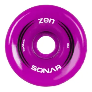 Sonar Zen Roller Skate Wheels 62mm 85a - Magenta (4 Pack)