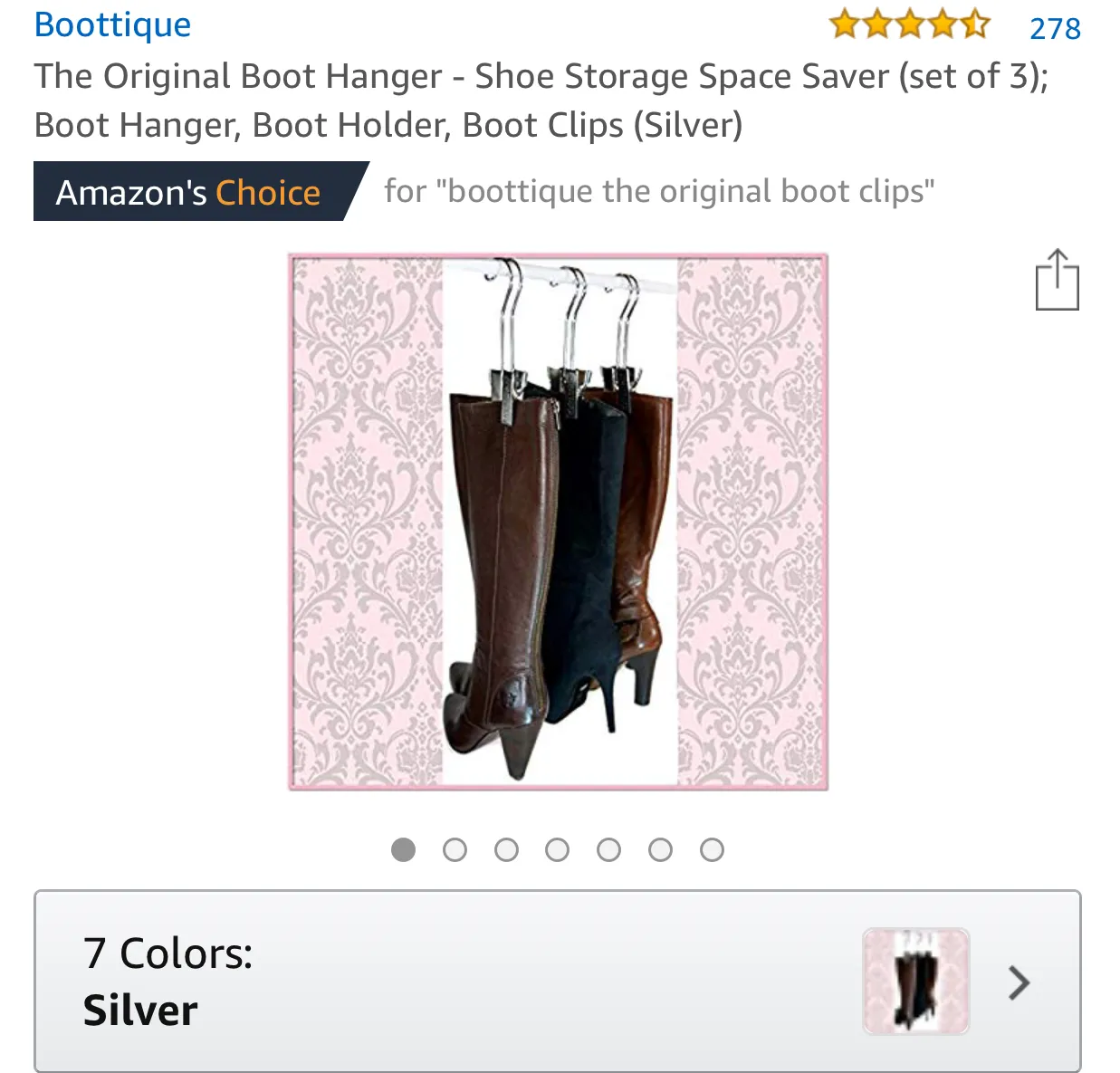 The Boot Hanger™ (Set of 3) - Amazon's Choice