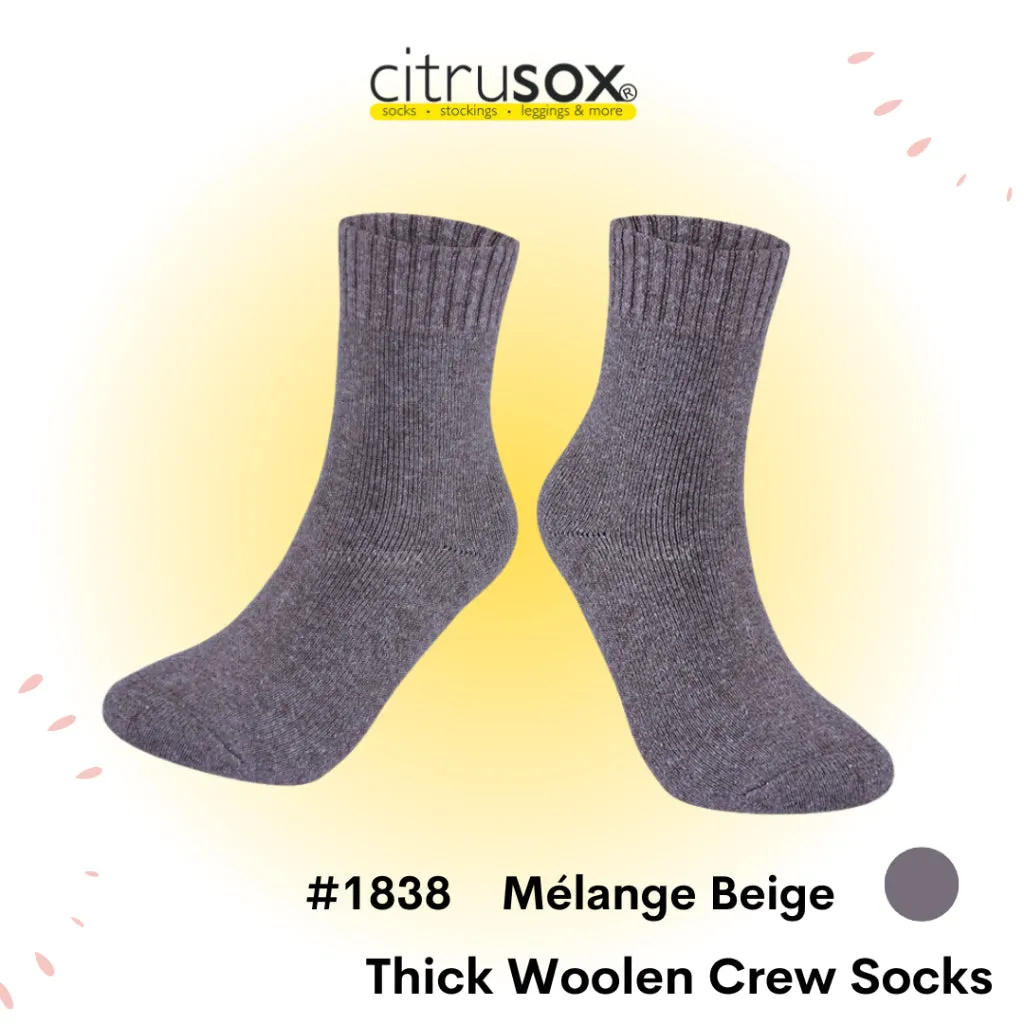 Thick Woolen Crew Socks