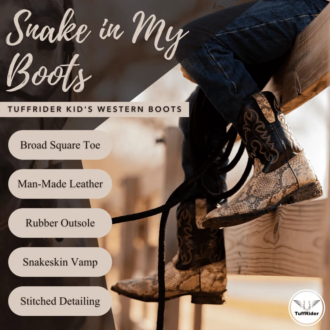 TuffRider Youth Snake In My Boot Western Boot