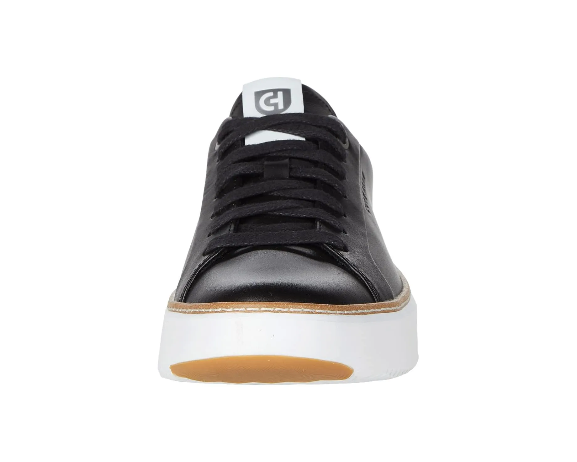 WOMEN'S COLE HAAN GRANDPRØ TOPSPIN SNEAKER | BLACK / WHITE LEATHER